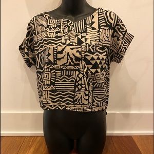 Aztec Forever 21 Crop Top.